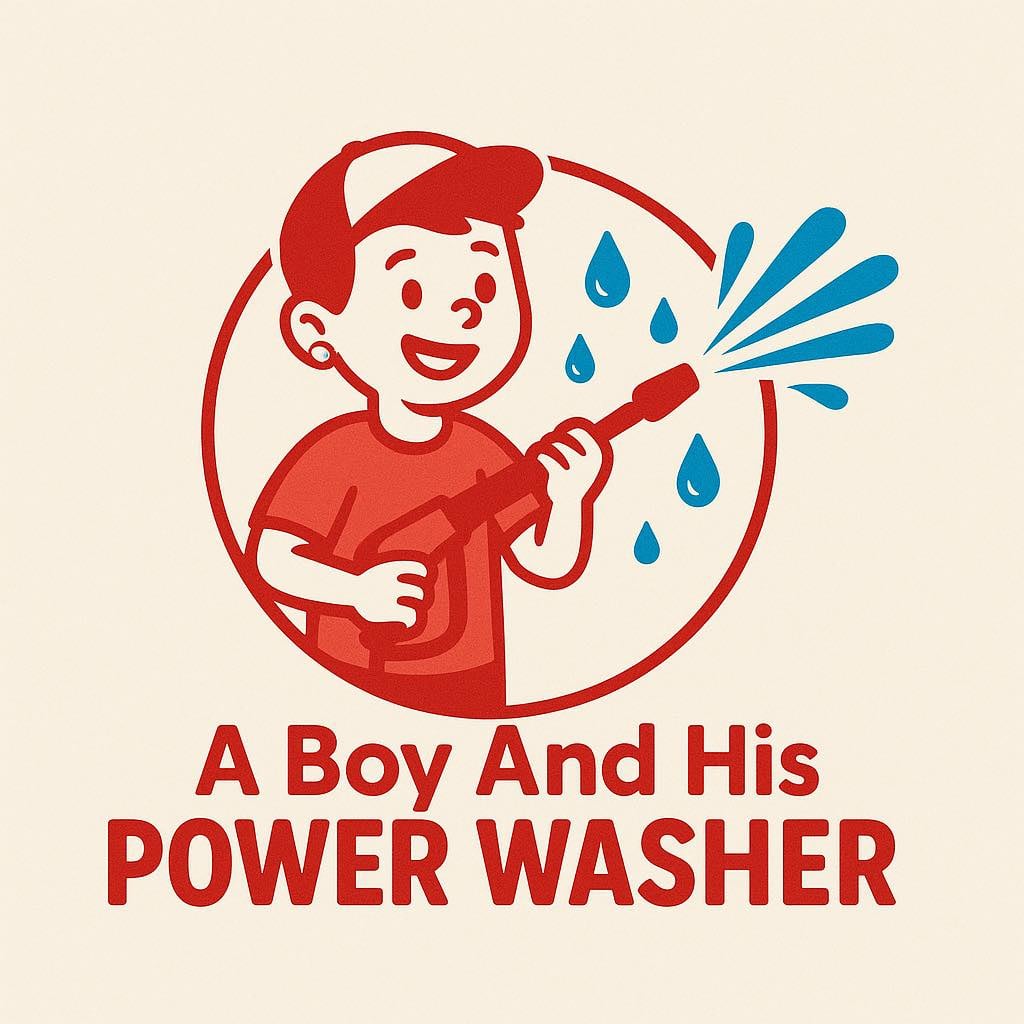 A Boy And His Power Washer
